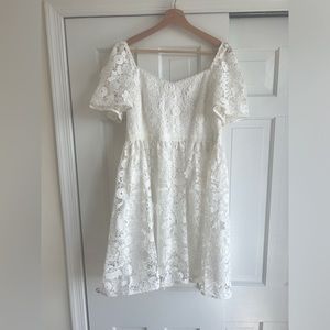 Size 12 French Connection White Mini dress